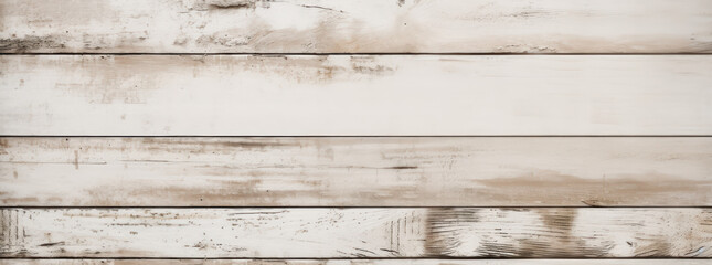 Obraz na płótnie Canvas A white distressed wood plank floor texture.