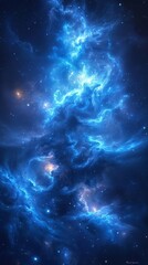 Illustration, abstract space background ,generative ai