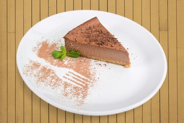 Popular dessert tasty sweet cake on plate