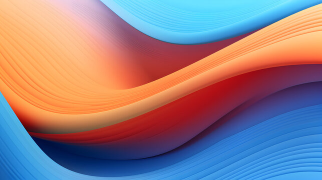 Blue and orange wavses abstract wallpaper background for desktop,,
abstract background using a 3d wave pattern that resembles a flower, in yellow and blue. Free Photo
