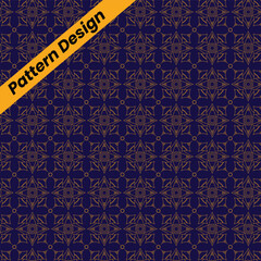 abstract pattern design template with blue and yellow colors, stripy weaving, optical maze, twisted stripes