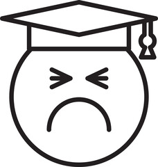 Annoyed Student Emoji

