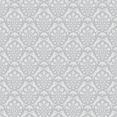 Hand drawn woodland animals seamless pattern Decorative cute dog wolf bird berries seamless pattern