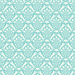 Hand drawn woodland animals seamless pattern Decorative cute dog wolf bird berries seamless pattern