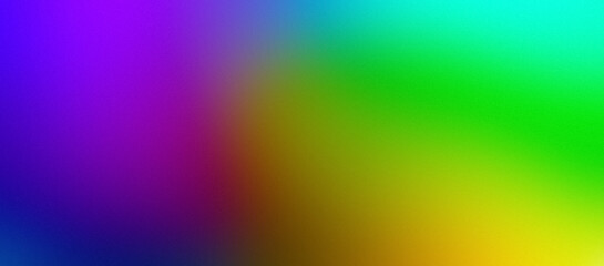 Obraz premium Grainy color gradient wave background, color banner poster cover abstract design, copy space