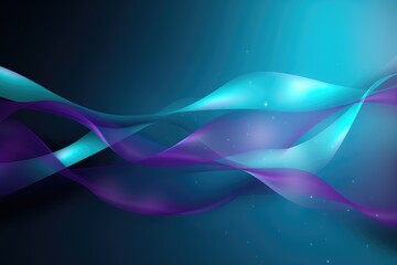 Abstract background awareness teal and purple ribbon for Domestic Violence, Sexual Assault - obrazy, fototapety, plakaty