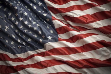 Fotobehang photo of the United States flag flying 4 © Shinso_Hajime