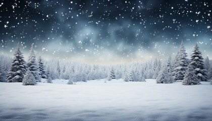 winter landscape with trees, background, wallpaper 