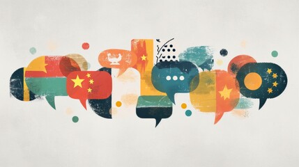 Online Language Learning: Speech Bubbles in Different Languages and conceptual metaphors of Communication and Culture