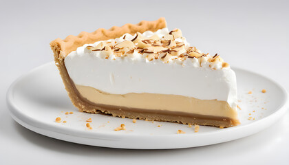 Piece of cake with cream