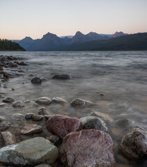 Obraz premium Lake McDonald, Glacier National Park, Montana.