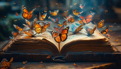 Butterfly Bookworms: A Monthly Reading Adventure Generative AI
