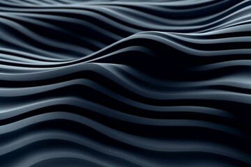 Vibrant 3D waves create a mesmerizing abstract wallpaper. Generative AI