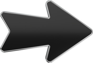 3d flecha e seta, simbolo de direcao a seguir, orientacao seta