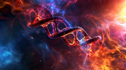 Chaotic Chain: A DNA-Inspired Firework Explosion Generative AI