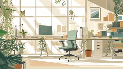 Ergonomic Home Workspaces: Ergonomic Chairs and Standing Desks and conceptual metaphors of Health and Efficiency