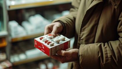 A medical professional actively involved in offering and delivering prescribed tablets and pills to a patient.