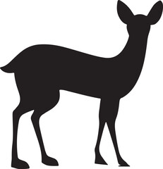 Deer silhouette vector Illustrations.eps