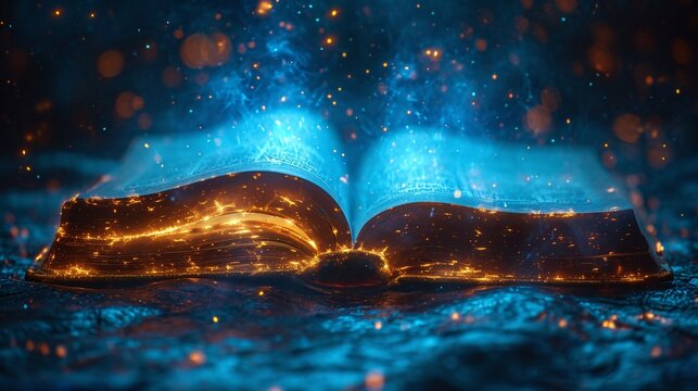 A Book of Light: A Glowing Tribute to the Monthly Horoscope Generative AI