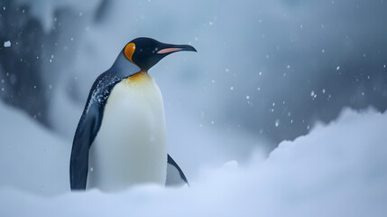 emperor penguin in the polar regions