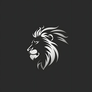 Minimalistic Lion Logo Concept
