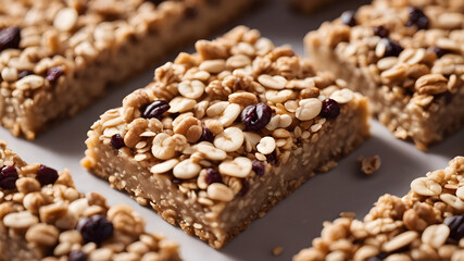Obraz na płótnie Canvas Flake grain seed snack bar for protein source