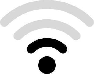 Wifi Signal Icon. Wireless internet symbol.