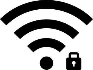 Wifi Signal Icon. Wireless internet symbol.