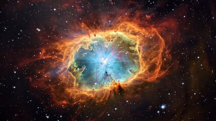 amazing real nebula in space