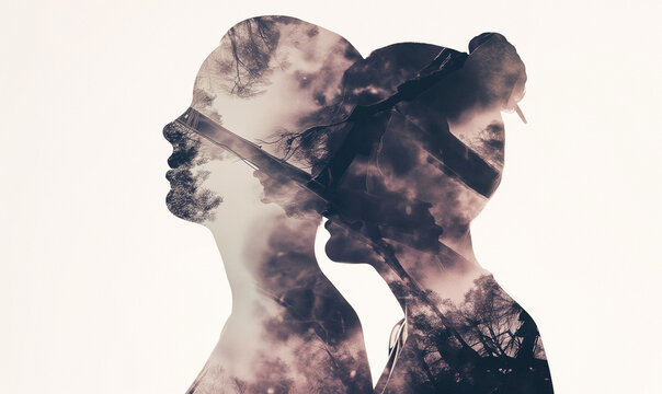 double exposure communicating the complexity of being transgender
