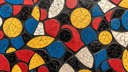 Abstract Cubist Mosaic Texture