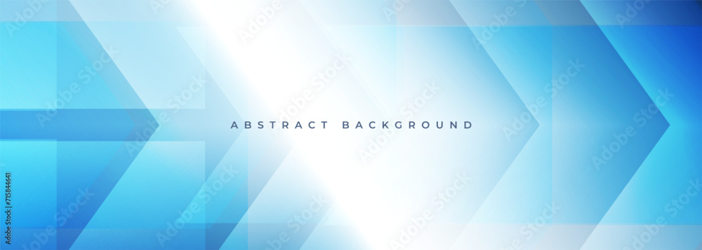 Poster Abstract blue arrows futuristic technology background concept high-speed movement. Dynamic motion blue hi tech digital arrows and stripes. Vector illustration