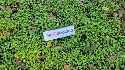 No smoking concept sticker