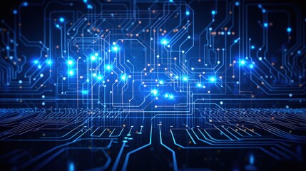 Naklejka premium Artificial Intelligence concept. Generate AI image