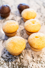 Baking Cupcakes for Creative Cactus-Themed Decoration