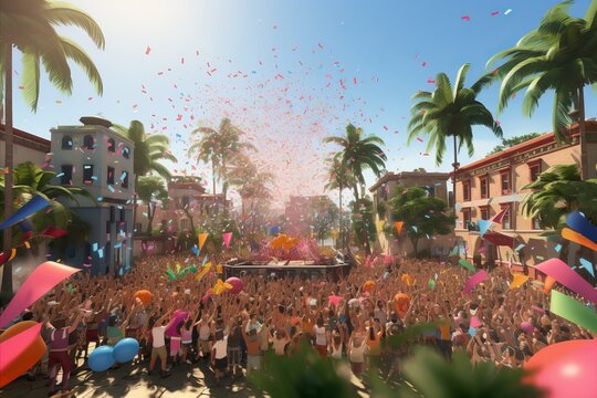 Immerse yourself in the joyful holiday games with vibrant visuals and lively atmosphere