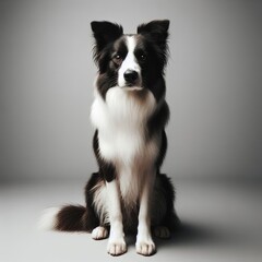 border collie sitting