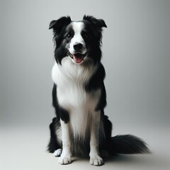 border collie sitting