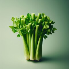 bunch of fresh green parsley