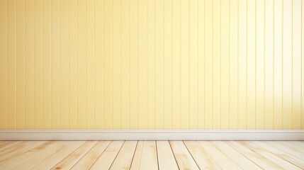 Cheery interior backdrop. Clean and simple yellow empty room background or backdrop for online presentations and virtual meetings. Spring, Easter. Summer vibe.