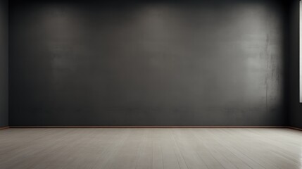 Clean and simple neutral grey wall empty room background or backdrop for online presentations and virtual meetings