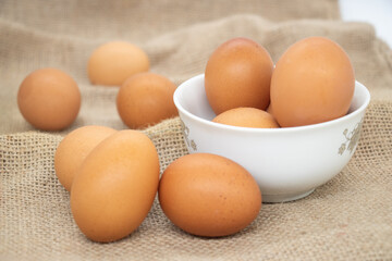Eggs, Group of chicken eggs, Hen / chicken eggs.