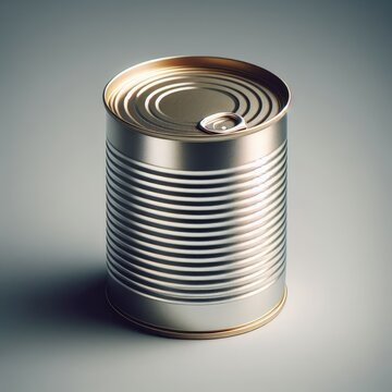  tin cans against