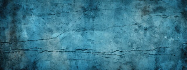 Blue scratched background, grungy texture, dirty surface - obrazy, fototapety, plakaty