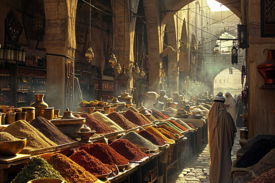 Arabic spice market