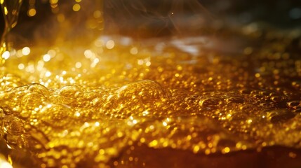 Empty cooking boiling oil wallpaper background