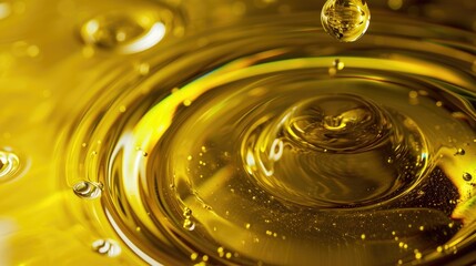 Sunflower cooking oil texture wallpaper background