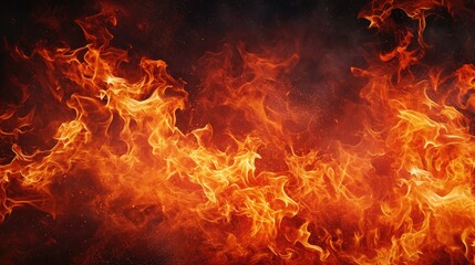 Fototapeta na wymiar Flame burn fire blaze abstract texture wallpaper background