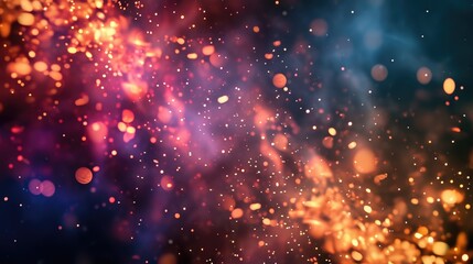 Fototapeta premium Fireworks fire sparks abstract texture wallpaper background