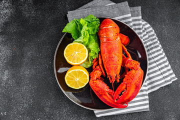 lobster fresh seafood tasty eating cooking appetizer meal food snack on the table copy space food